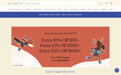 Maisonette website screenshot