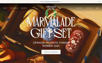 Marmalade Grove website screenshot