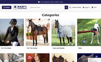 Mary's Tack & Feed website screenshot