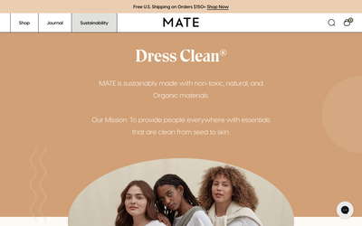 MATE the Label website screenshot