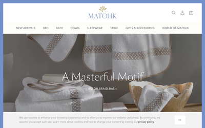 Matouk website screenshot