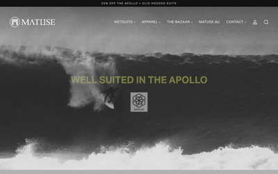 Matuse website screenshot