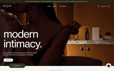 maude website screenshot