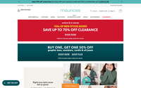 maurices website screenshot