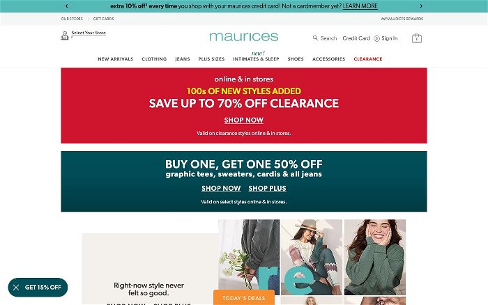 maurices - Ranks and Reviews