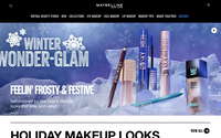 Maybelline website screenshot