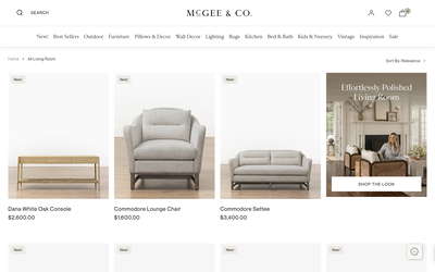 McGee & Co. website screenshot
