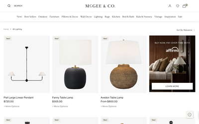 McGee & Co. website screenshot