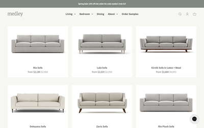 Medley website screenshot