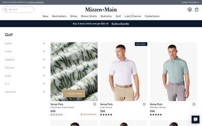 Mizzen+Main website screenshot