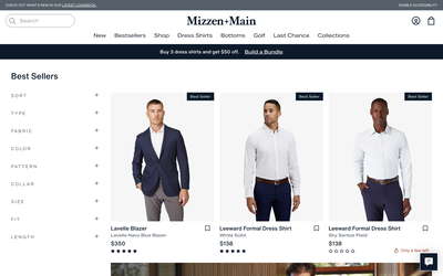Mizzen+Main website screenshot