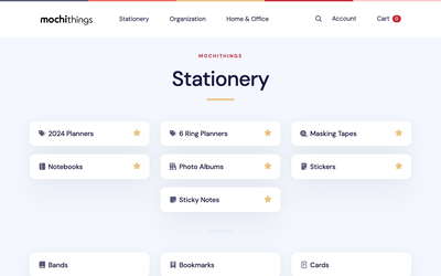 MochiThings website screenshot