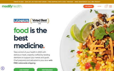 ModifyHealth website screenshot