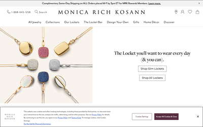 Monica Rich Kosann website screenshot