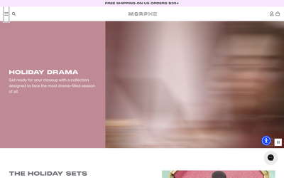 Morphe website screenshot
