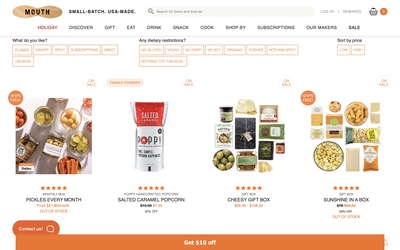 MOUTH website screenshot