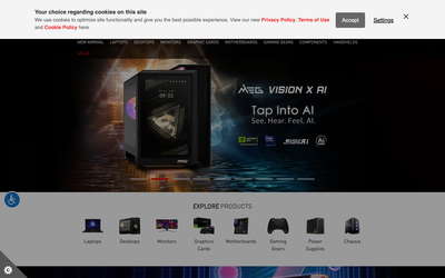 MSI US Store website screenshot