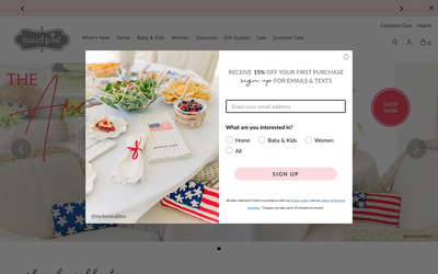 Mud Pie website screenshot