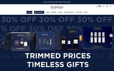 Murdock London website screenshot