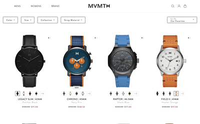MVMT website screenshot