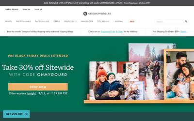 Nations Photo Lab website screenshot