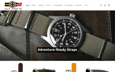 NATO Strap Co. website screenshot