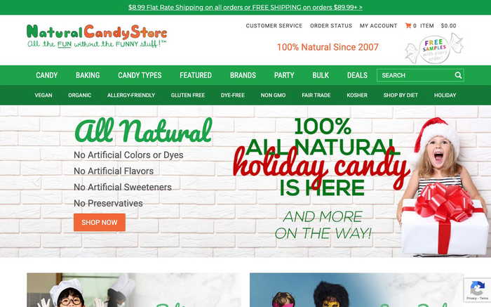 Natural Candy Store screenshot