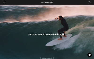 needessentials website screenshot