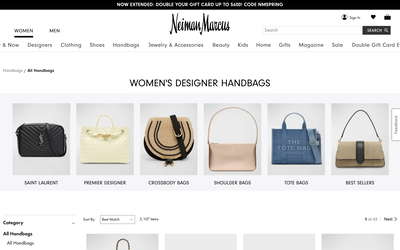 Neiman Marcus website screenshot