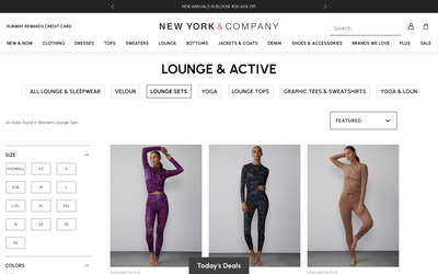 New York & Company website screenshot