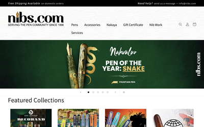 Nibs.com website screenshot
