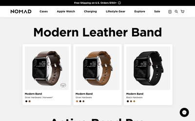 Nomad website screenshot