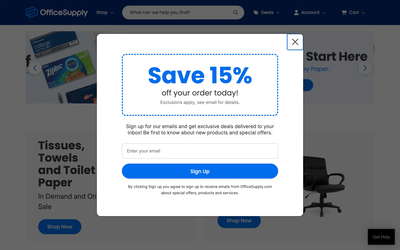 OfficeSupply.com website screenshot