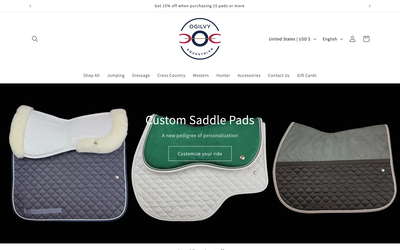 Ogilvy Equestrian website screenshot