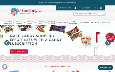 OldTimeCandy.com on Shomp
