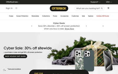 OtterBox website screenshot