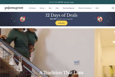 PajamaGram website screenshot