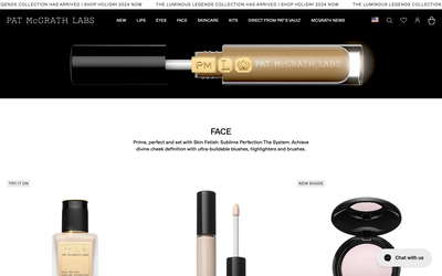 Pat McGrath website screenshot