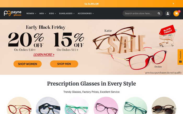 Payne Glasses screenshot