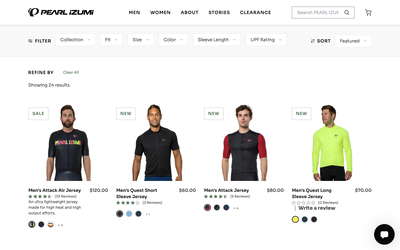 PEARL iZUMi website screenshot