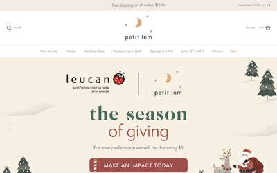 petit lem website screenshot