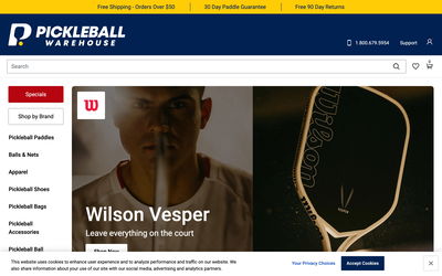 Pickleball Warehouse on Shomp