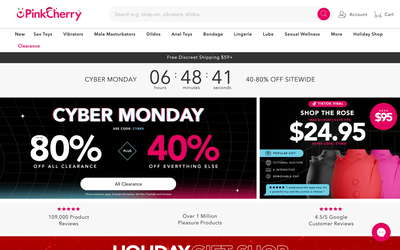 PinkCherry website screenshot