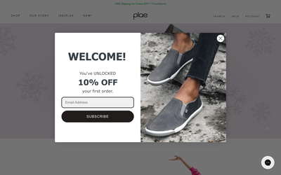 Plae website screenshot