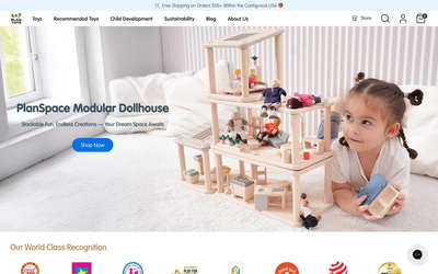 PlanToys website screenshot