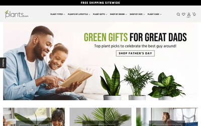 Plants.com website screenshot
