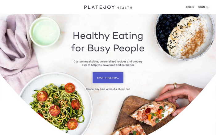 PlateJoy screenshot