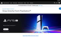 PlayStation website screenshot