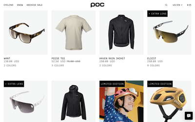 POC website screenshot
