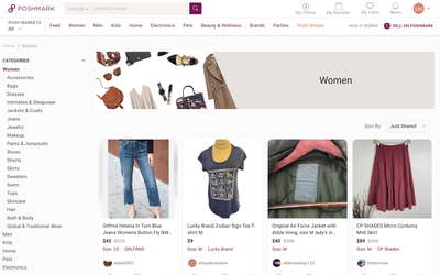 Poshmark website screenshot